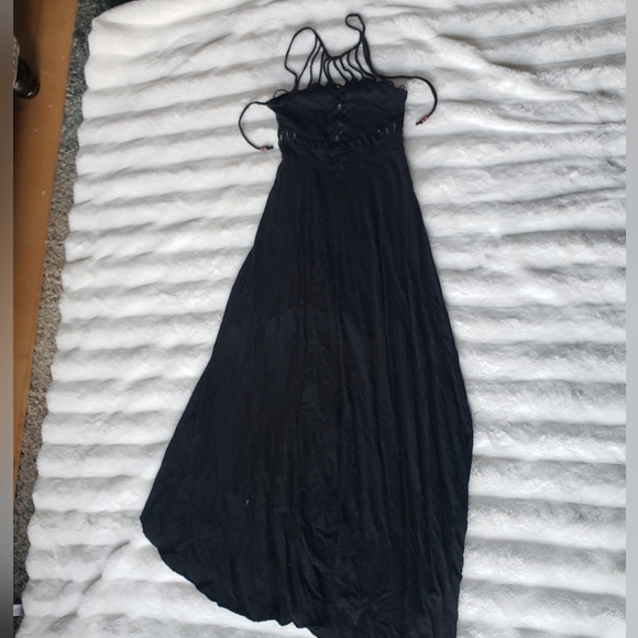 Free People Beautiful Stranger Maxi Dress Black - Picture 3 of 6